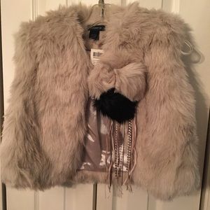 Arden B Faux Fur Cropped Jacket